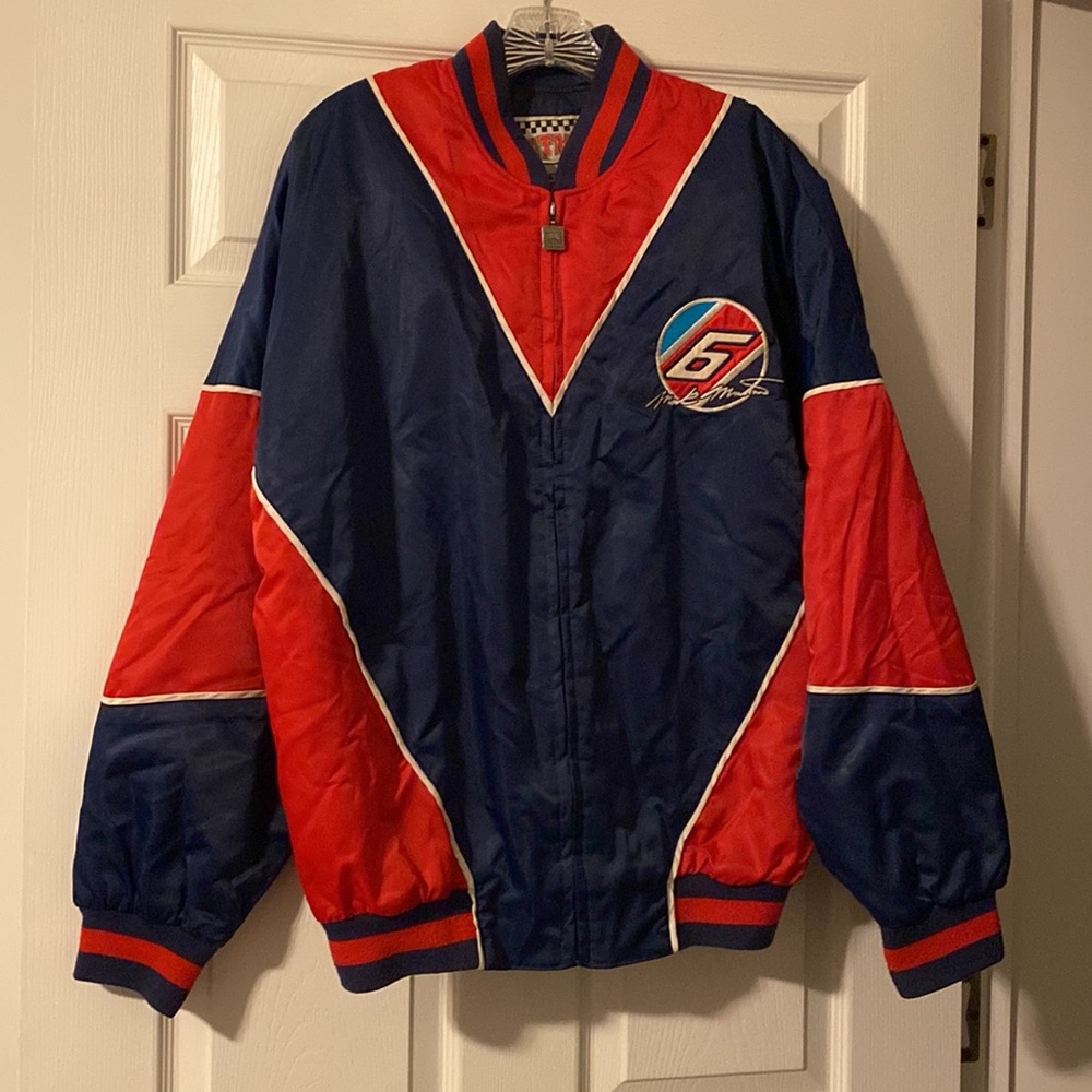 Vintage 90’s NASCAR JACKET Mark Martin #6 Sz Medium